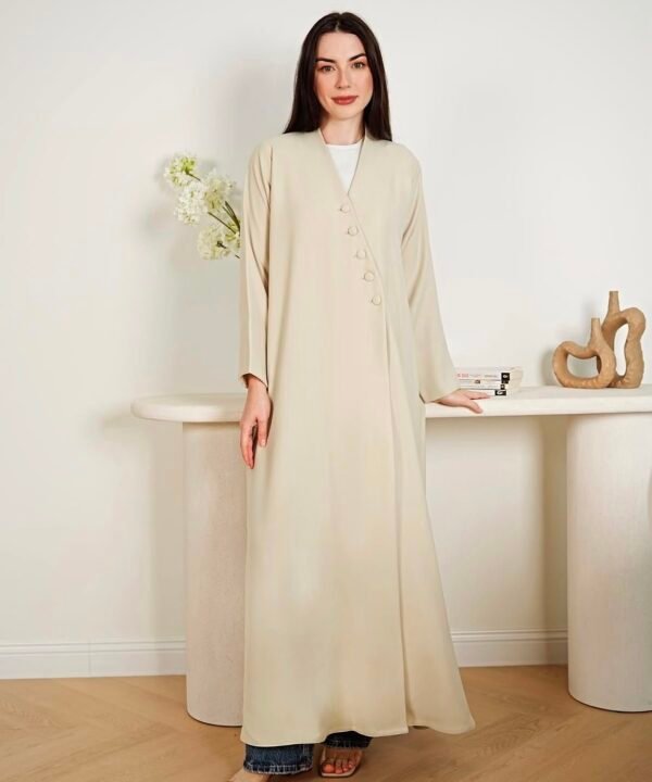 BUTTON DRAPE ABAYA