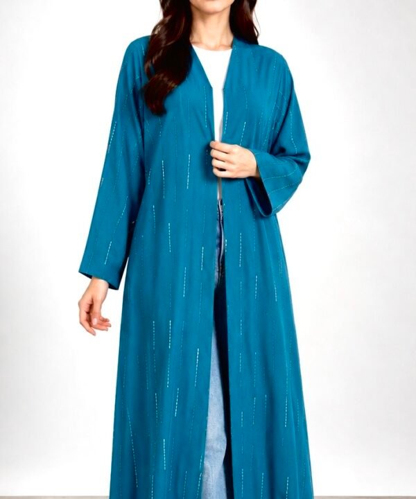 TEAL LINE ABAYA